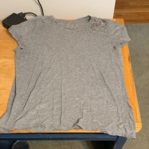 Gray American Eagle Short Sleeve Women's Tee - XXL